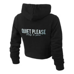 Ready To Serve Glitter Crop Hoody Women -Wilson Store 00106000 0 2