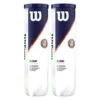 Wilson Roland Garros All Court 2x 4 Ball Tube -Wilson Store 0162600000 000