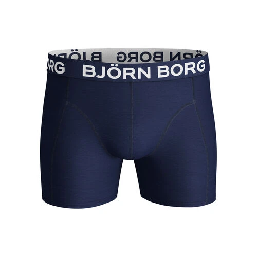 BJØRN BORG Noos Solids Boxer Shorts 2 Pack Men 4 BJØRN BORG Noos Solids Boxer Shorts 2 Pack Men - Image 2