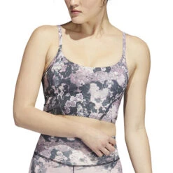 ADIDAS Yoga Light-Support Long Line All Over Print Sports Bras Women -Wilson Store 17102000 13