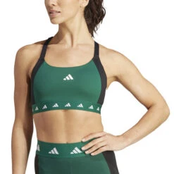ADIDAS PWI Medium-Sport Tech-Fit Color Block Sports Bras Women 10 ADIDAS PWI Medium-Sport Tech-Fit Color Block Sports Bras Women -Wilson Store 18520000 13